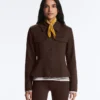 Chaqueta con volantes efecto neopreno y ribetes Chaqueta con volantes efecto neopreno y ribetes