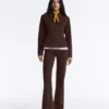Chaqueta con volantes efecto neopreno y ribetes Chaqueta con volantes efecto neopreno y ribetes