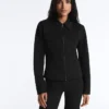 Chaqueta con volantes efecto neopreno y ribetes