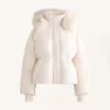 Chaqueta corta acolchada 100 % plumón