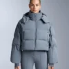 Chaqueta corta de esquí ligera, 80 % plumón y 20 % Minardi Piume, resistente al agua Chaqueta corta de esquí ligera, 80 % plumón y 20 % Minardi Piume, resistente al agua