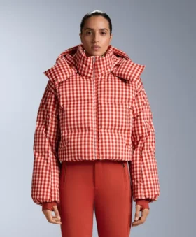 Chaqueta corta de esquí ligera, 80 % plumón y 20 % Minardi Piume, resistente al agua