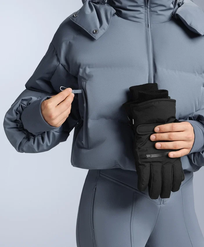 Chaqueta corta de esquí ligera, 80 % plumón y 20 % Minardi Piume, resistente al agua Chaqueta corta de esquí ligera, 80 % plumón y 20 % Minardi Piume, resistente al agua