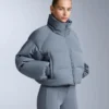 Chaqueta corta de esquí ligera, 80 % plumón y 20 % Minardi Piume, resistente al agua Chaqueta corta de esquí ligera, 80 % plumón y 20 % Minardi Piume, resistente al agua