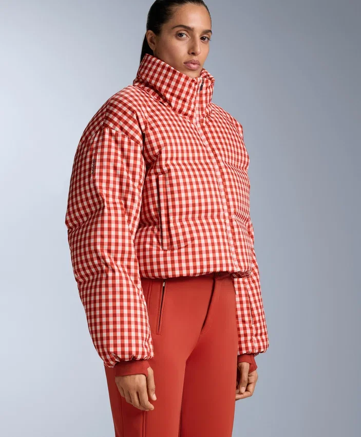 Chaqueta corta de esquí ligera, 80 % plumón y 20 % Minardi Piume, resistente al agua Chaqueta corta de esquí ligera, 80 % plumón y 20 % Minardi Piume, resistente al agua