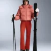 Chaqueta corta de esquí ligera, 80 % plumón y 20 % Minardi Piume, resistente al agua Chaqueta corta de esquí ligera, 80 % plumón y 20 % Minardi Piume, resistente al agua