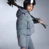 Chaqueta corta de esquí ligera, 80 % plumón y 20 % Minardi Piume, resistente al agua Chaqueta corta de esquí ligera, 80 % plumón y 20 % Minardi Piume, resistente al agua