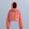 Chaqueta corta de esquí ligera, 80 % plumón y 20 % Minardi Piume, resistente al agua Chaqueta corta de esquí ligera, 80 % plumón y 20 % Minardi Piume, resistente al agua
