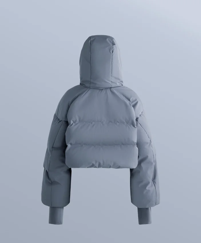Chaqueta corta de esquí ligera, 80 % plumón y 20 % Minardi Piume, resistente al agua Chaqueta corta de esquí ligera, 80 % plumón y 20 % Minardi Piume, resistente al agua