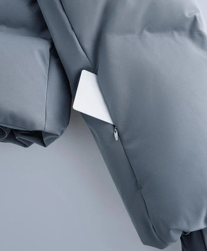 Chaqueta corta de esquí ligera, 80 % plumón y 20 % Minardi Piume, resistente al agua Chaqueta corta de esquí ligera, 80 % plumón y 20 % Minardi Piume, resistente al agua