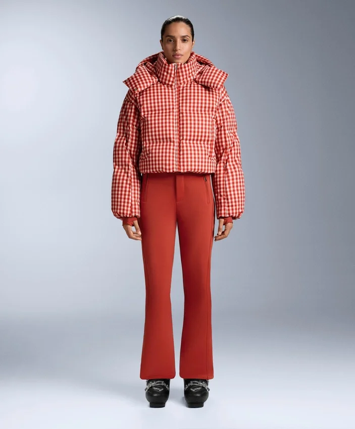 Chaqueta corta de esquí ligera, 80 % plumón y 20 % Minardi Piume, resistente al agua Chaqueta corta de esquí ligera, 80 % plumón y 20 % Minardi Piume, resistente al agua