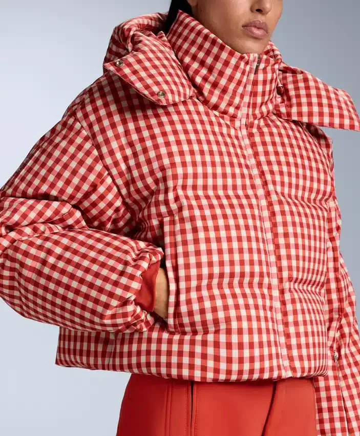 Chaqueta corta de esquí ligera, 80 % plumón y 20 % Minardi Piume, resistente al agua Chaqueta corta de esquí ligera, 80 % plumón y 20 % Minardi Piume, resistente al agua