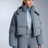 Chaqueta corta de esquí ligera, 80 % plumón y 20 % Minardi Piume, resistente al agua Chaqueta corta de esquí ligera, 80 % plumón y 20 % Minardi Piume, resistente al agua