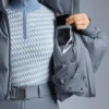 Chaqueta corta de esquí ligera, 80 % plumón y 20 % Minardi Piume, resistente al agua Chaqueta corta de esquí ligera, 80 % plumón y 20 % Minardi Piume, resistente al agua