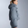 Chaqueta corta de esquí ligera, 80 % plumón y 20 % Minardi Piume, resistente al agua Chaqueta corta de esquí ligera, 80 % plumón y 20 % Minardi Piume, resistente al agua