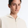 Chaqueta de algodón piqué con capucha Chaqueta de algodón piqué con capucha