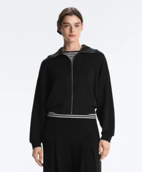 Chaqueta de corte recto con modal Soft Touch