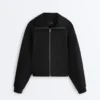 Chaqueta de corte recto con modal Soft Touch