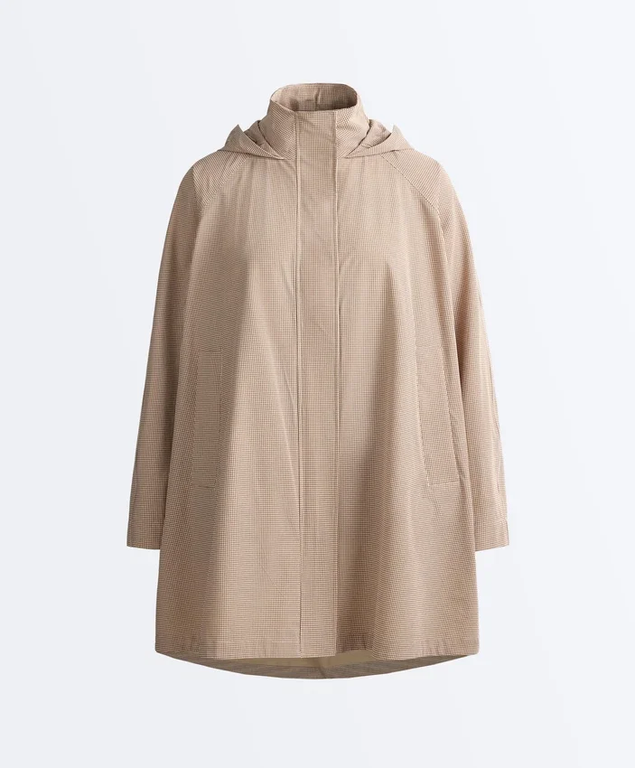 Chaqueta de cuadros vichy extra ligera e impermeable 10K Chaqueta de cuadros vichy extra ligera e impermeable 10K