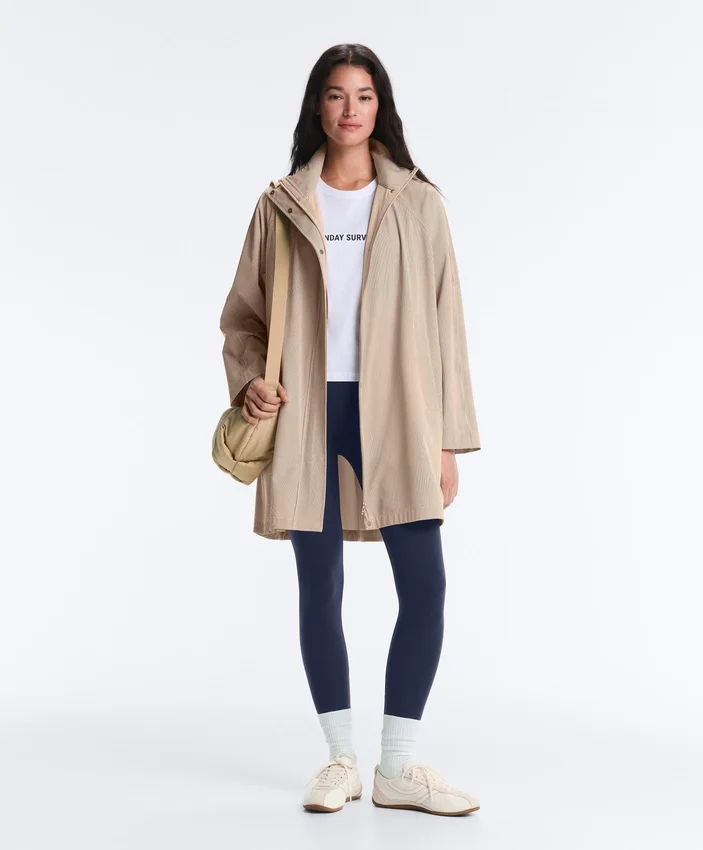 Chaqueta de cuadros vichy extra ligera e impermeable 10K Chaqueta de cuadros vichy extra ligera e impermeable 10K