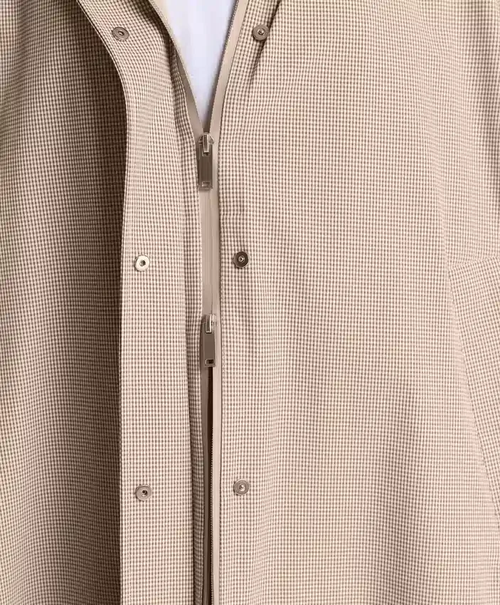 Chaqueta de cuadros vichy extra ligera e impermeable 10K Chaqueta de cuadros vichy extra ligera e impermeable 10K