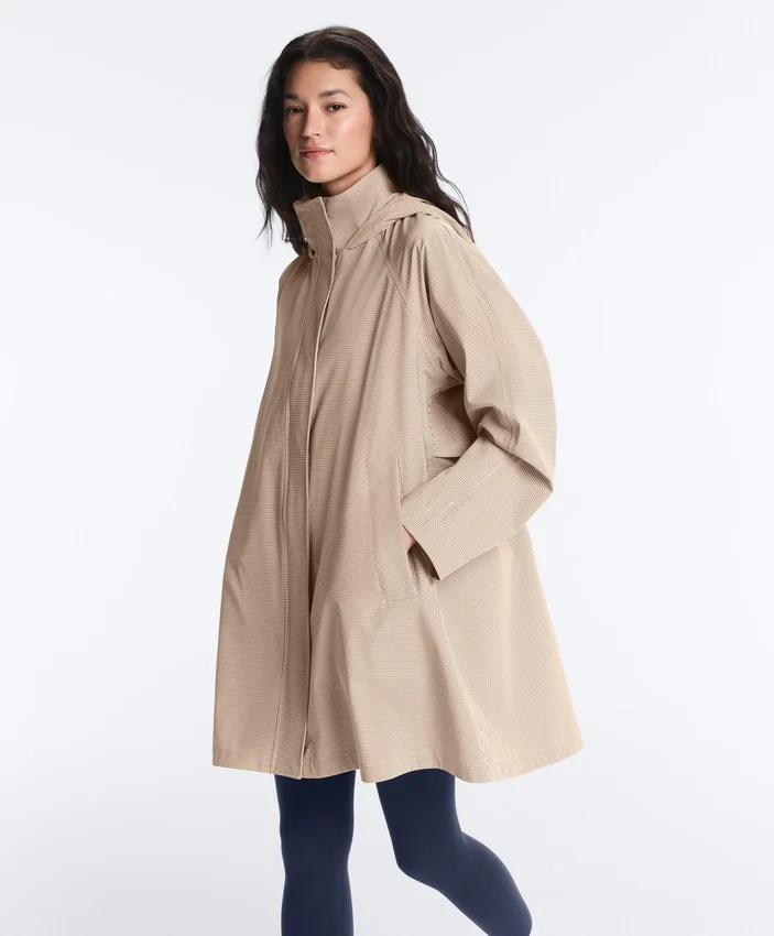 Chaqueta de cuadros vichy extra ligera e impermeable 10K Chaqueta de cuadros vichy extra ligera e impermeable 10K
