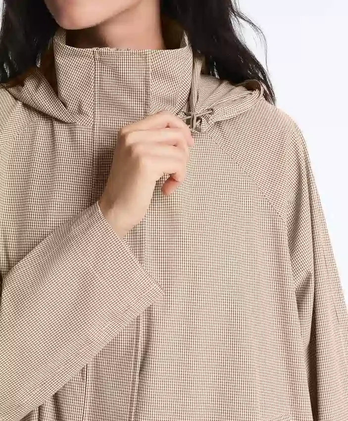 Chaqueta de cuadros vichy extra ligera e impermeable 10K Chaqueta de cuadros vichy extra ligera e impermeable 10K