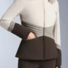 Chaqueta de esquí Primaloft® ajustada y resistente al agua con bloques de color Chaqueta de esquí Primaloft® ajustada y resistente al agua con bloques de color