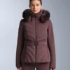 Chaqueta de esquí Primaloft® resistente al agua y de corte ajustado