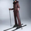 Chaqueta de esquí Primaloft® resistente al agua y de corte ajustado
