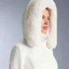 Chaqueta de esquí Primaloft® resistente al agua y de corte ajustado