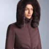 Chaqueta de esquí Primaloft® resistente al agua y de corte ajustado