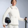 Chaqueta de esquí Primaloft® resistente al agua y de corte ajustado
