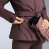 Chaqueta de esquí Primaloft® resistente al agua y de corte ajustado