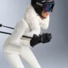Chaqueta de esquí Primaloft® resistente al agua y de corte ajustado