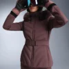 Chaqueta de esquí Primaloft® resistente al agua y de corte ajustado