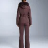 Chaqueta de esquí Primaloft® resistente al agua y de corte ajustado
