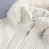 Chaqueta de esquí Primaloft® resistente al agua y de corte ajustado