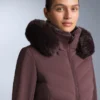 Chaqueta de esquí Primaloft® resistente al agua y de corte ajustado