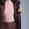 Chaqueta de esquí Primaloft® resistente al agua y de corte ajustado