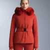 Chaqueta de esquí Primaloft® resistente al agua y de corte superajustado