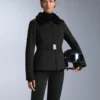 Chaqueta de esquí Primaloft® resistente al agua y de corte superajustado Chaqueta de esquí Primaloft® resistente al agua y de corte superajustado