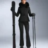 Chaqueta de esquí Primaloft® resistente al agua y de corte superajustado Chaqueta de esquí Primaloft® resistente al agua y de corte superajustado