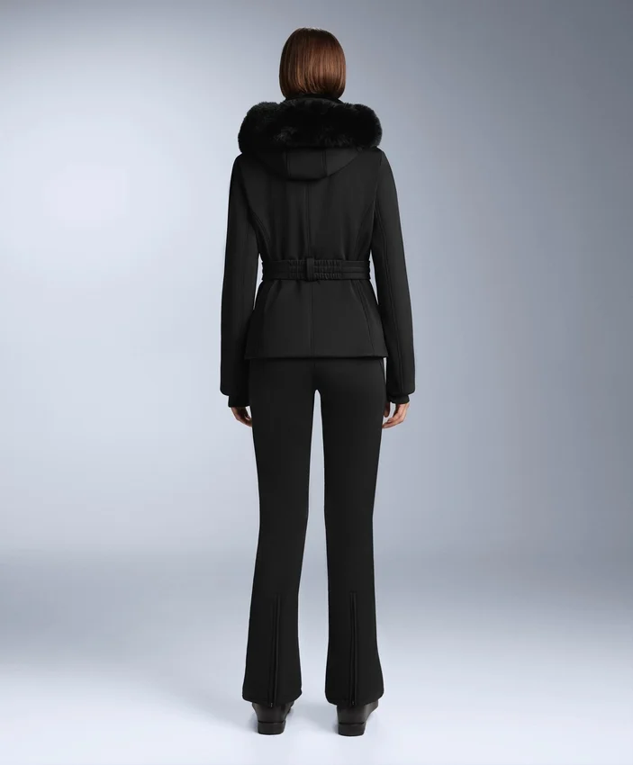 Chaqueta de esquí Primaloft® resistente al agua y de corte superajustado Chaqueta de esquí Primaloft® resistente al agua y de corte superajustado