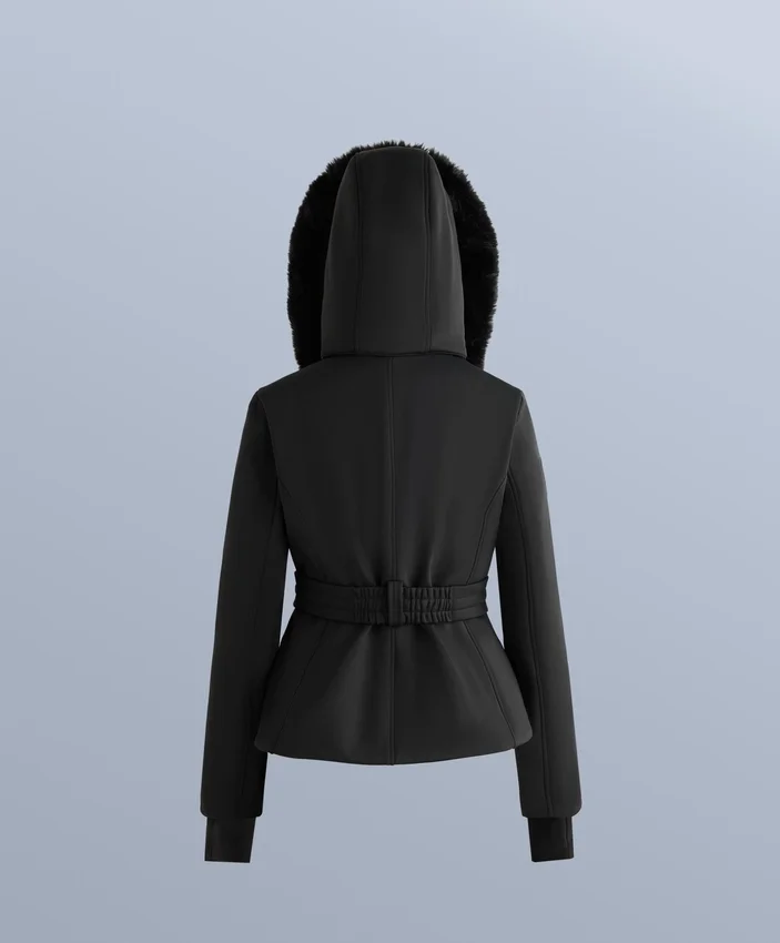 Chaqueta de esquí Primaloft® resistente al agua y de corte superajustado Chaqueta de esquí Primaloft® resistente al agua y de corte superajustado