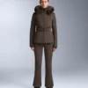 Chaqueta de esquí Primaloft® resistente al agua y de corte superajustado Chaqueta de esquí Primaloft® resistente al agua y de corte superajustado