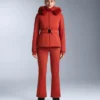 Chaqueta de esquí Primaloft® resistente al agua y de corte superajustado