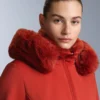 Chaqueta de esquí Primaloft® resistente al agua y de corte superajustado