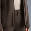 Chaqueta de esquí Primaloft® resistente al agua y de corte superajustado Chaqueta de esquí Primaloft® resistente al agua y de corte superajustado