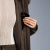 Chaqueta de esquí Primaloft® resistente al agua y de corte superajustado Chaqueta de esquí Primaloft® resistente al agua y de corte superajustado